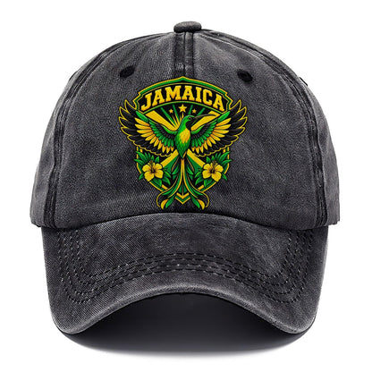 Jamaica Retro Badge Country Logos Classic Cap – Graphite