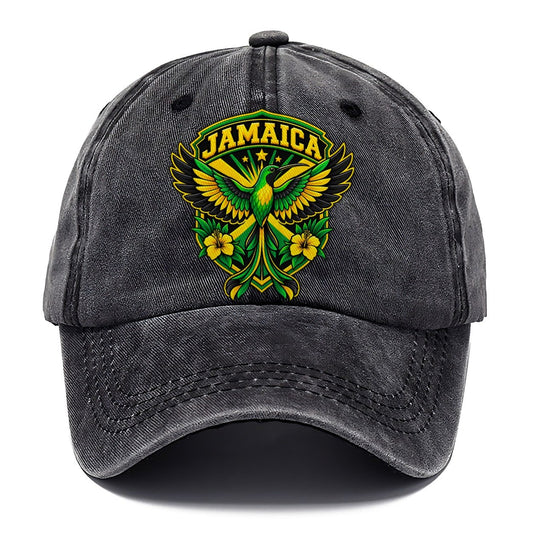 Jamaica Retro Badge Country Logos Classic Cap – Graphite