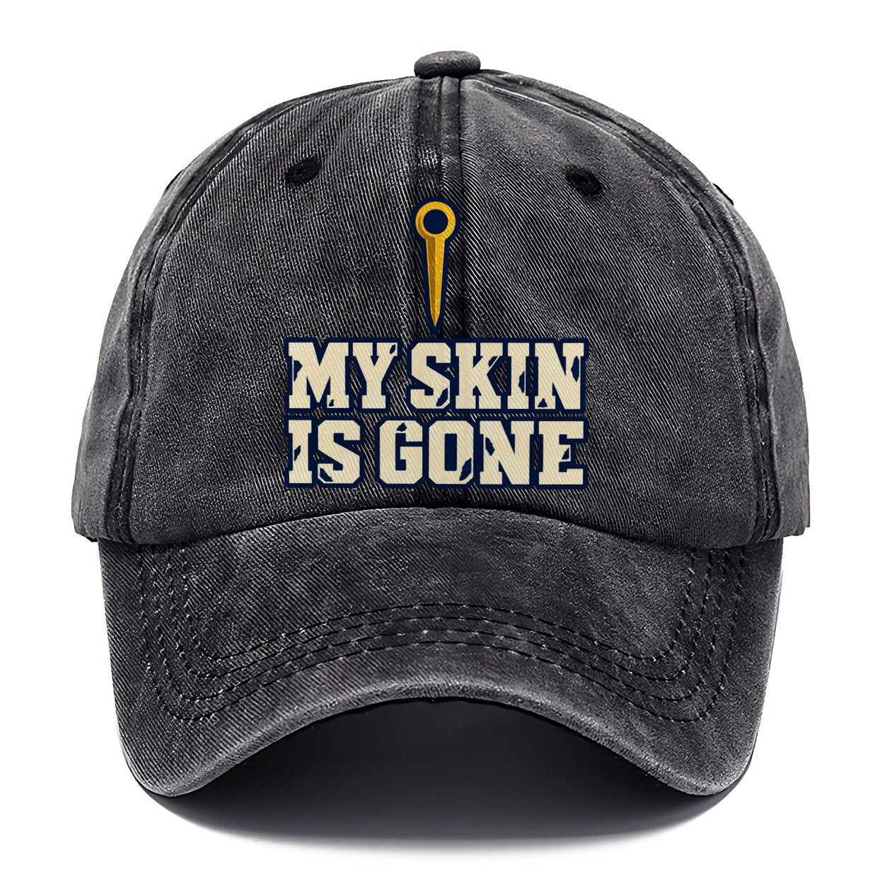 My Skin Is Gone Rock Climbing Classic Cap – Graphite