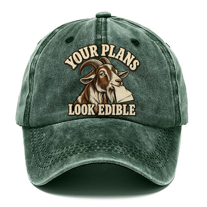 Goat Edible Plans Character Club Classic Cap – Forest Mist