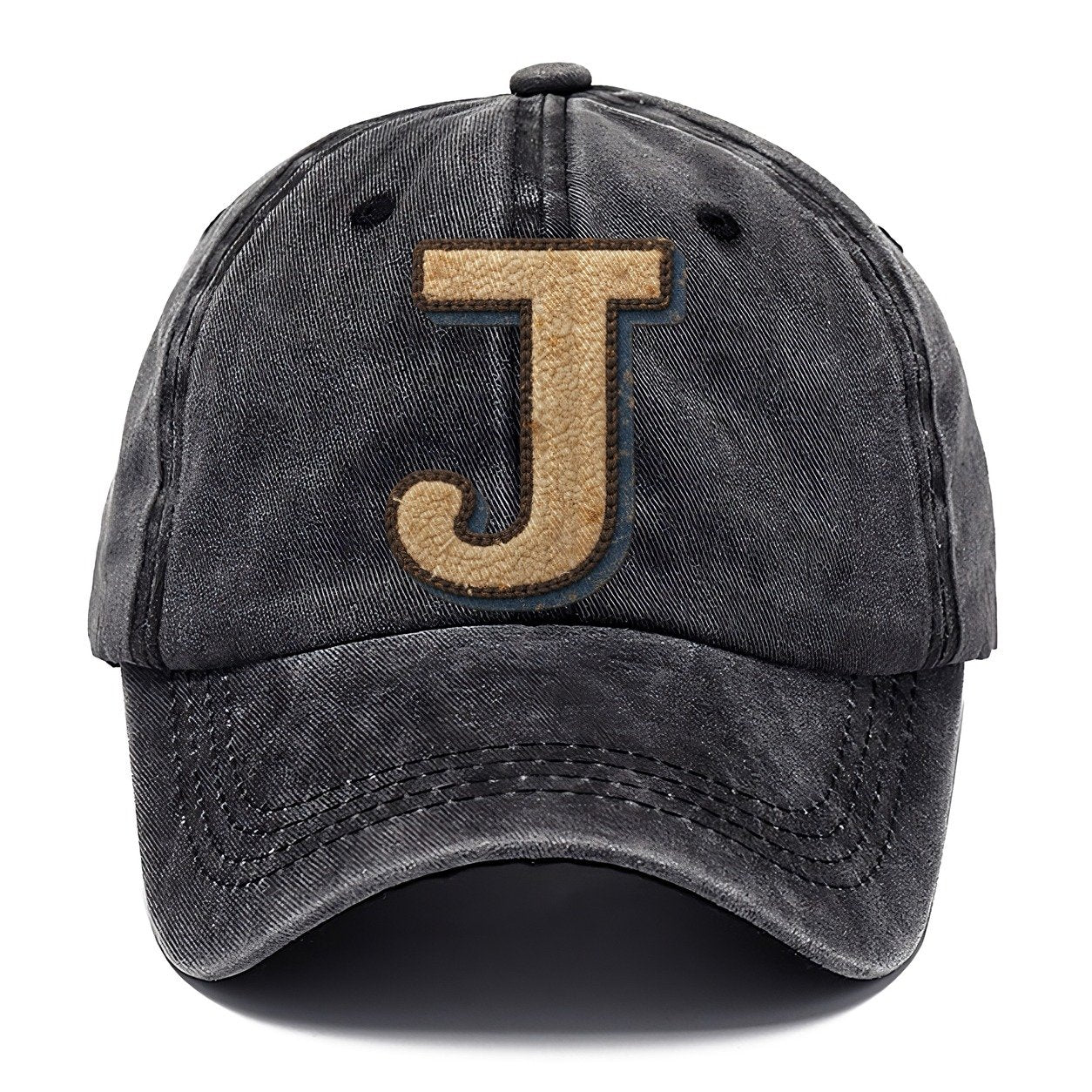 Varsity Chenille J Monogram Classic Cap – Graphite