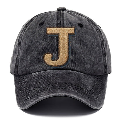 Varsity Chenille J Monogram Classic Cap – Graphite