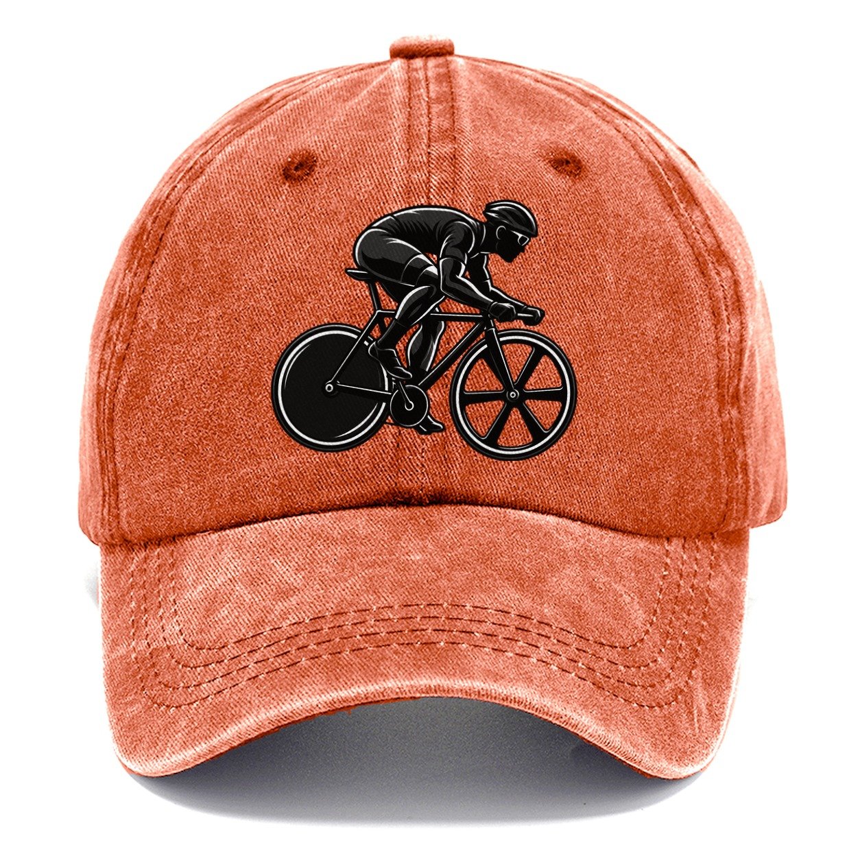Urban Fixed Gear Rider Cycling Life Classic Cap – Terracotta Clay