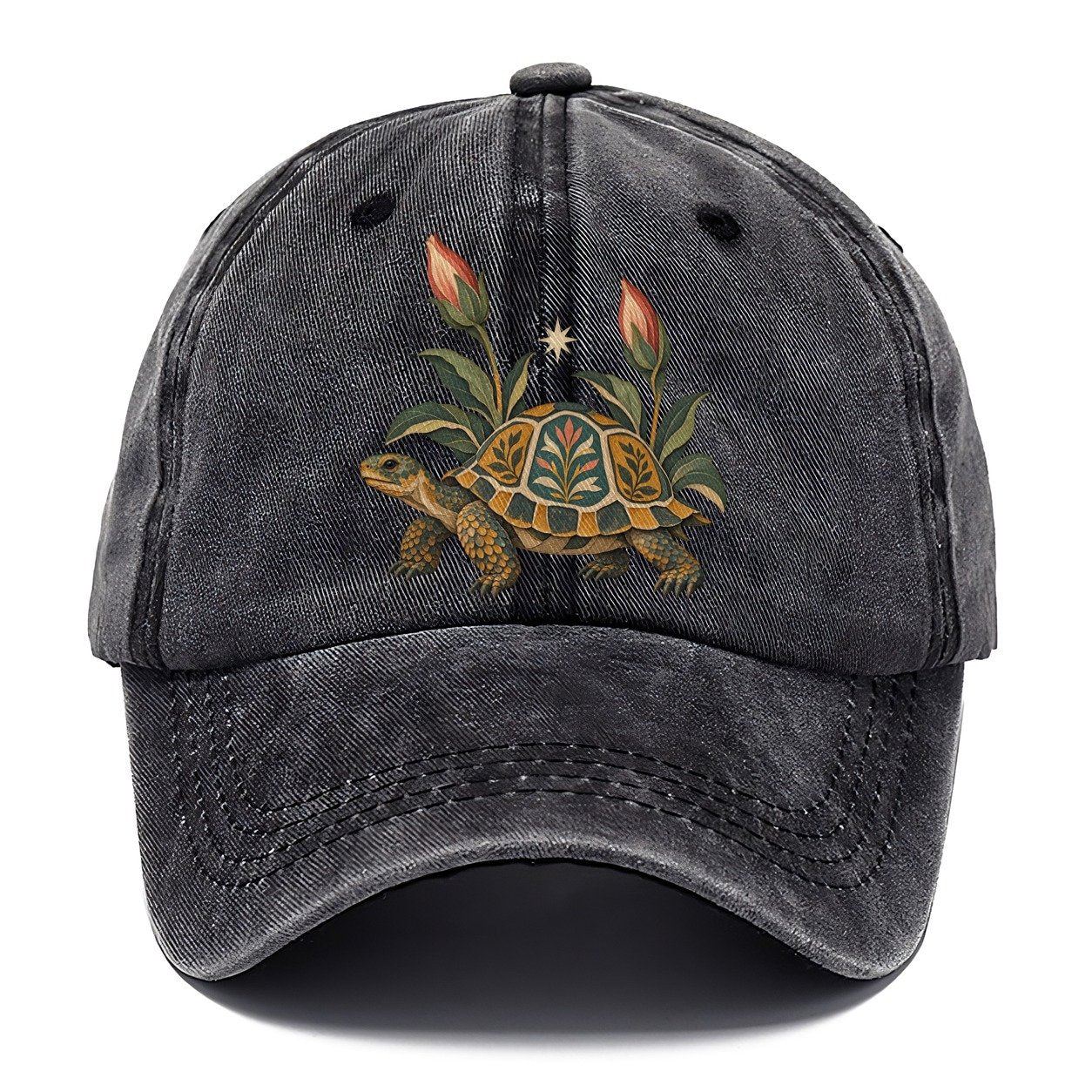 Tortoise Night Garden Gentle Wild Classic Cap – Graphite