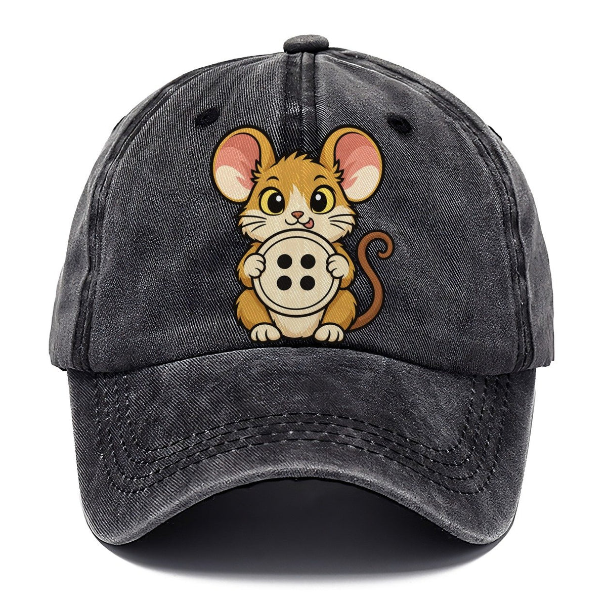 The Sewing Room Mouse Sewing And Quilting Classic Cap – Graphite