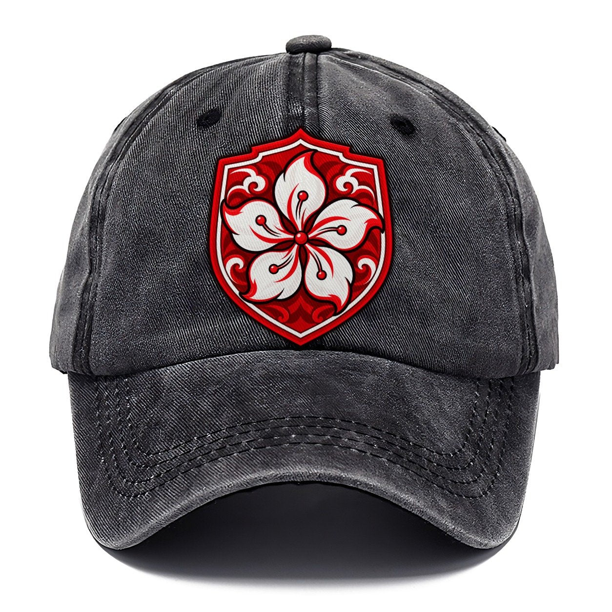 Hong Kong Minimal Emblem Country Logos Classic Cap – Graphite