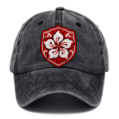 Hong Kong Minimal Emblem Country Logos Classic Cap – Graphite