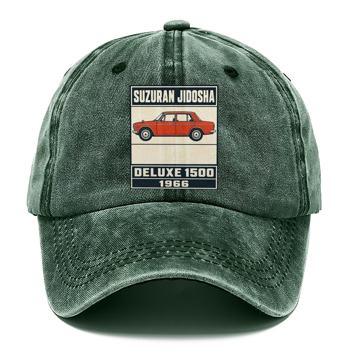 Suzuran Deluxe Showa Speed Plates Classic Cap – Forest Mist