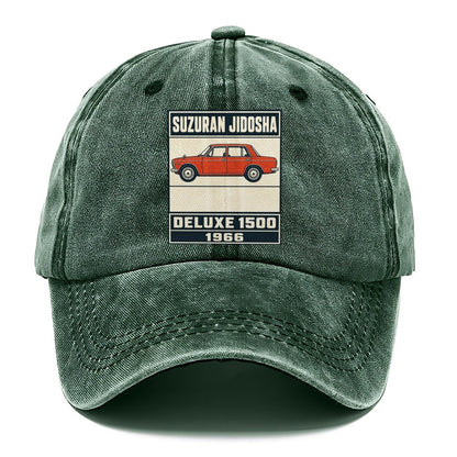 Suzuran Deluxe Showa Speed Plates Classic Cap – Forest Mist