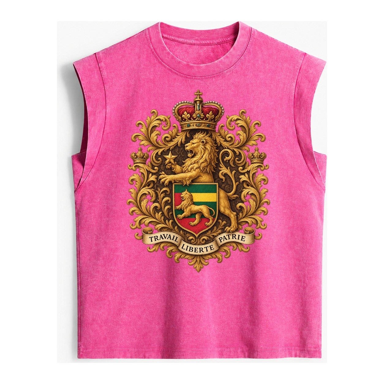 West Highland White Terrier Alert Stan Vintage Washed Tank – Pink