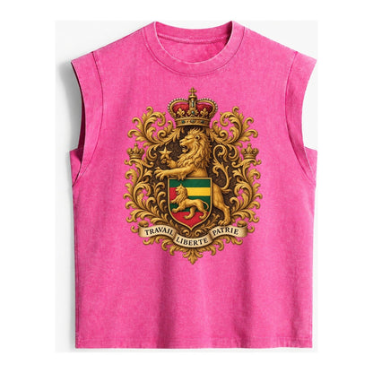 West Highland White Terrier Alert Stan Vintage Washed Tank – Pink
