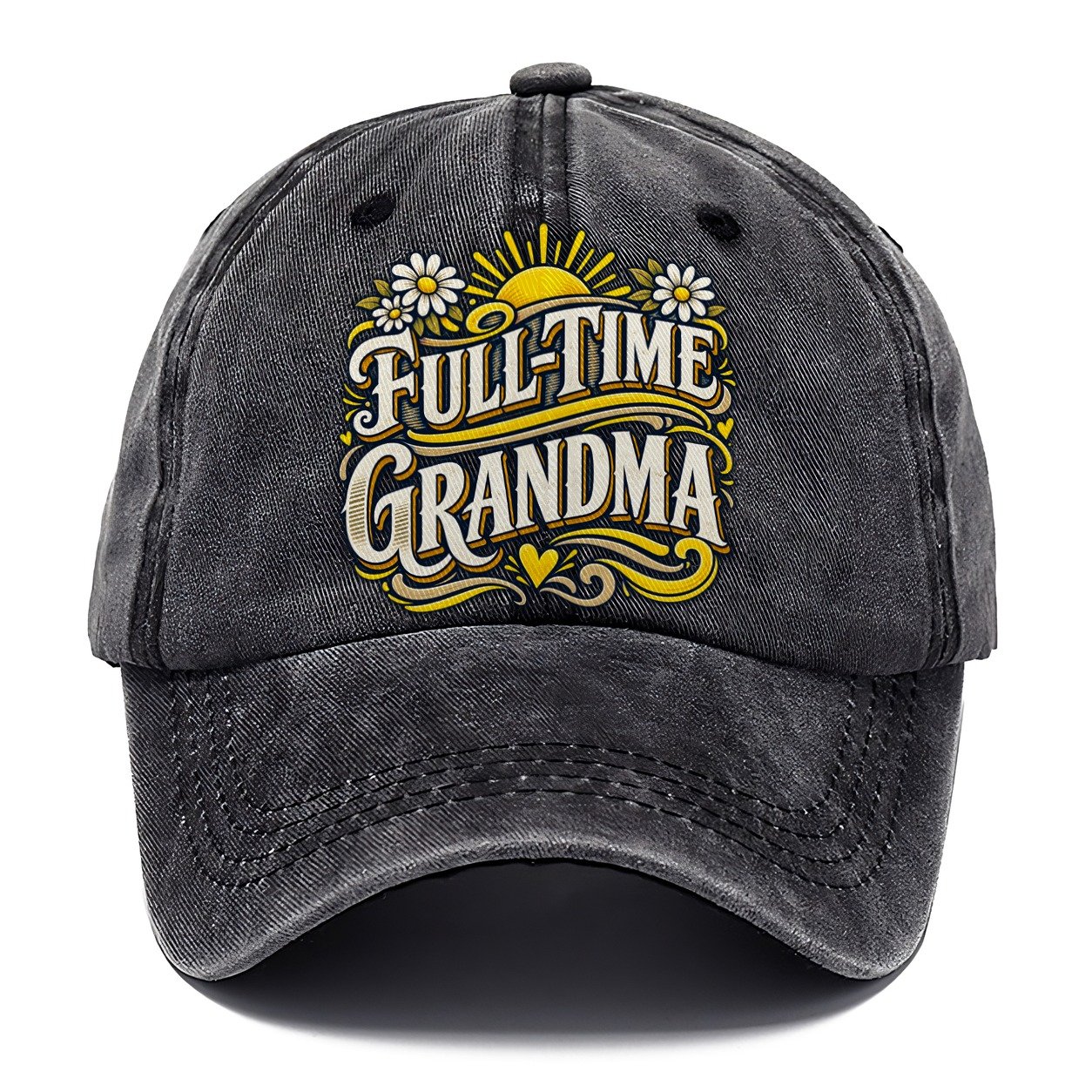Full Time Grandma Retired Living Classic Cap – Graphite