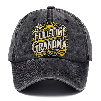 Full Time Grandma Retired Living Classic Cap – Graphite