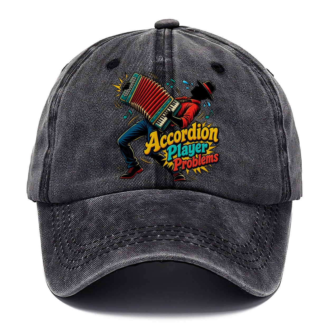 Accordion Player Problems Music Instruments Classic Cap – Graphite