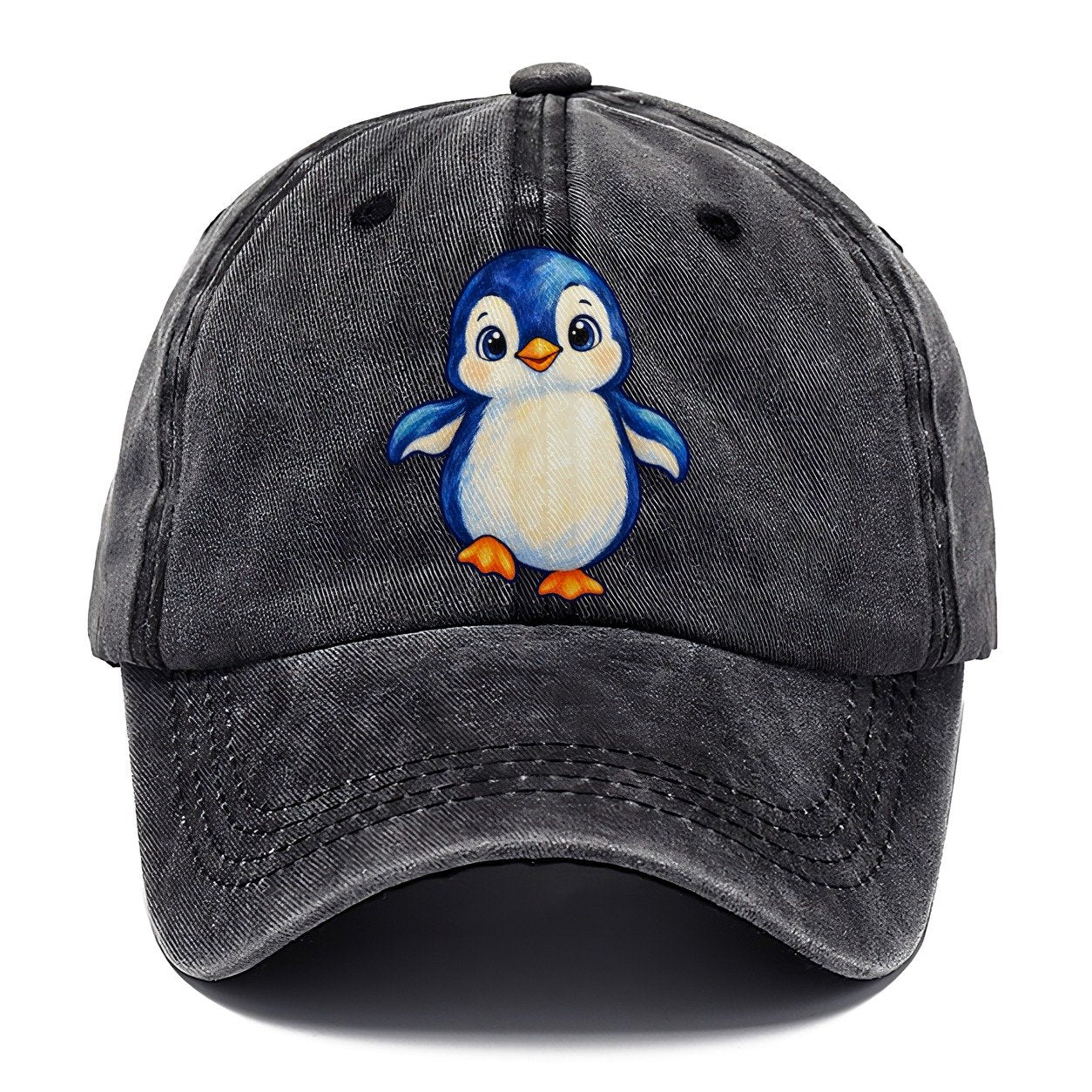 Penguin Front Waddle Sea Sprite Classic Cap – Graphite