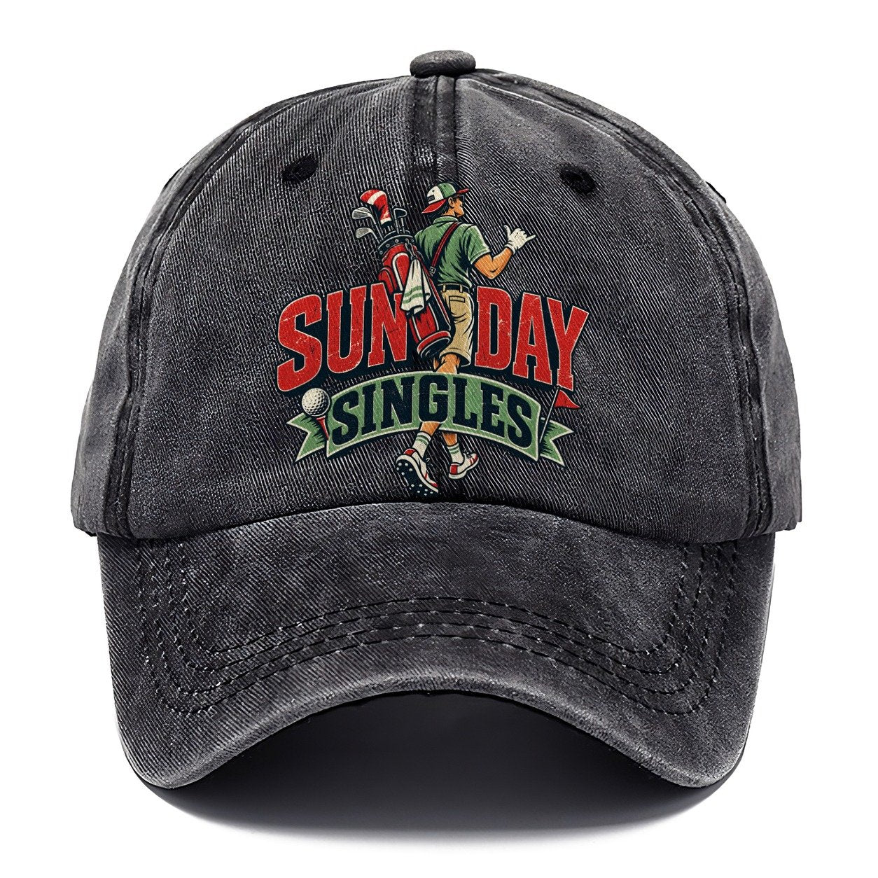 Sunday Singles Golf Life Classic Cap – Graphite