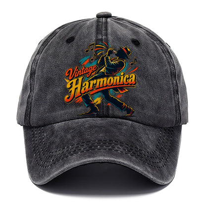 Vintage Harmonica Music Instruments Classic Cap – Graphite