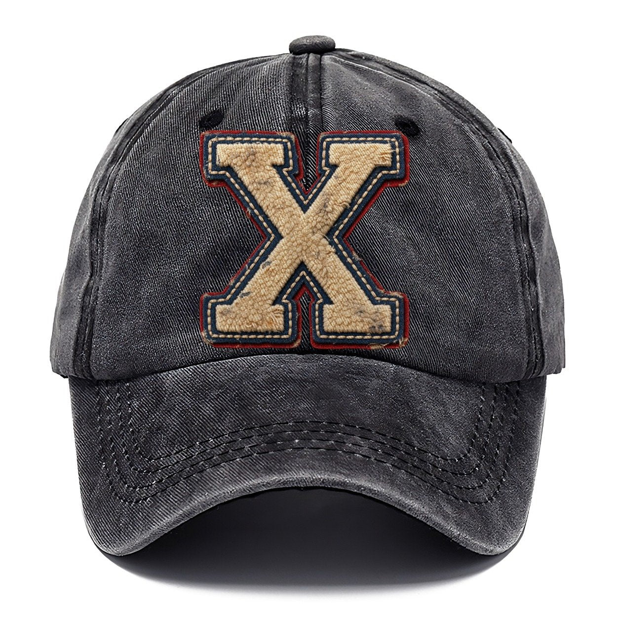Varsity Chenille X Monogram Classic Cap – Graphite
