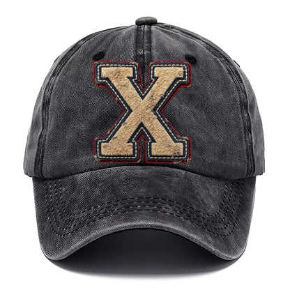 Varsity Chenille X Monogram Classic Cap – Graphite
