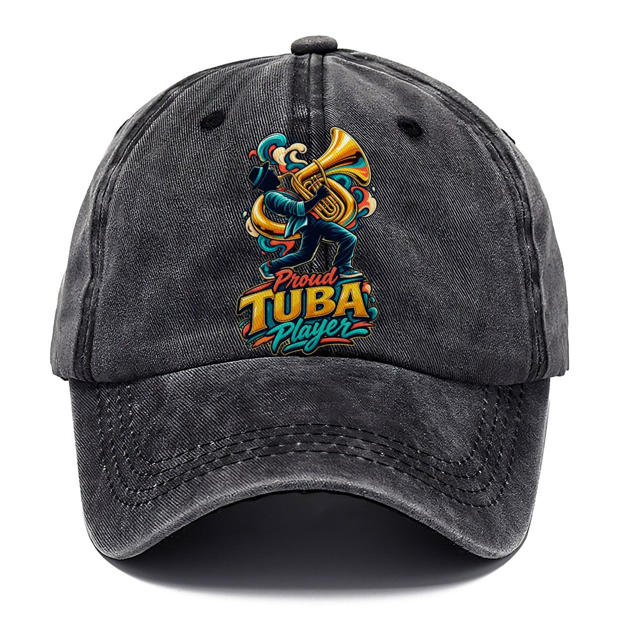 Proud Tuba Player Music Instruments Classic Cap – Graphite