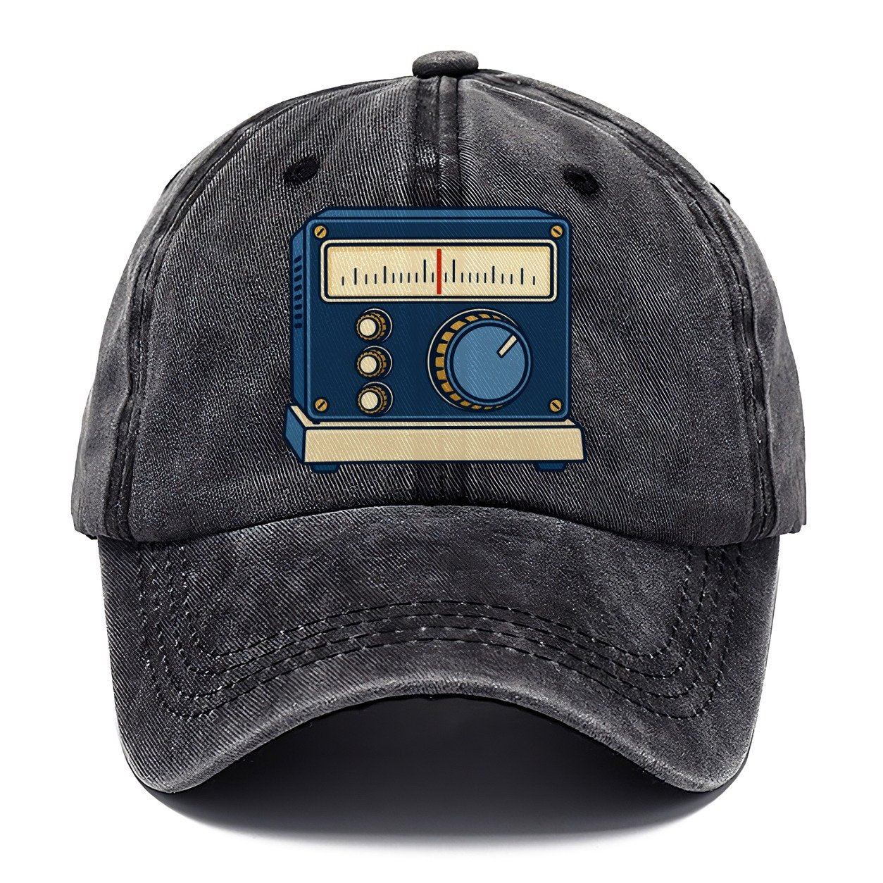 Transceiver Front Panel Amateur Radio Classic Cap – Graphite