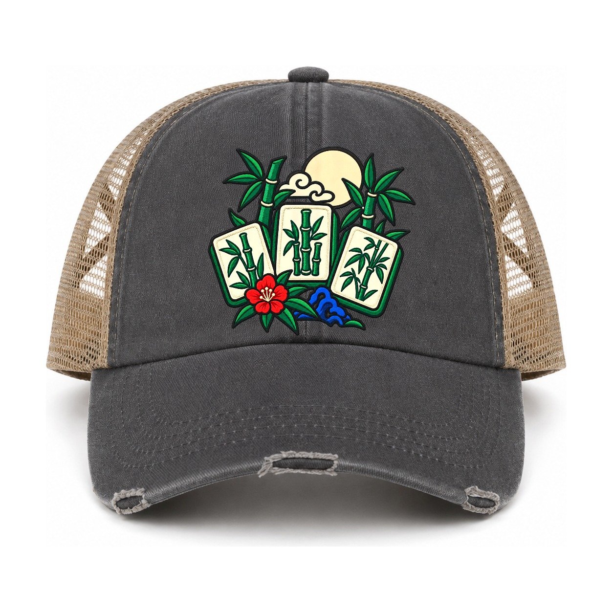 Charcoal-Khaki — front view