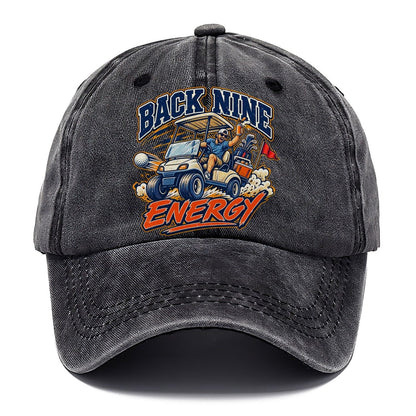 Back Nine Energy Golf Life Classic Cap – Graphite