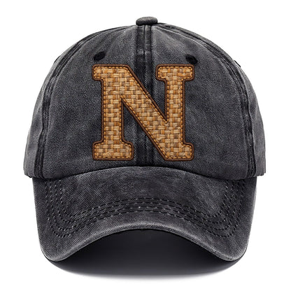 Woven Tweed N Monogram Classic Cap – Graphite