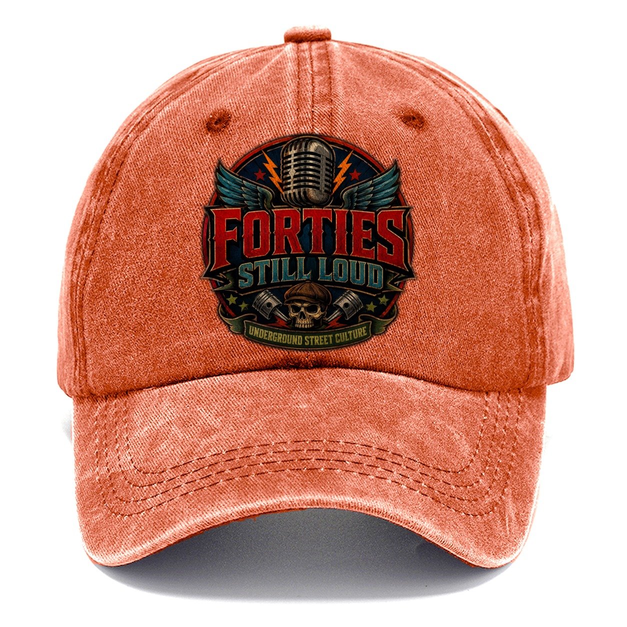 Forties Still Loud Classic Cap – Terracotta Clay