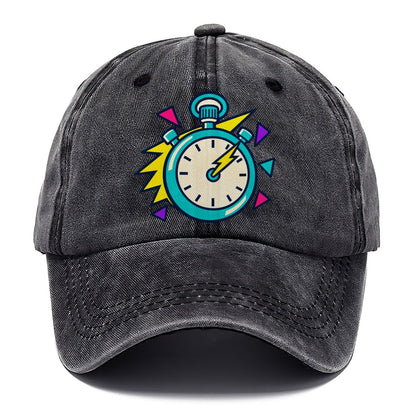 Lightning Stopwatch 90S Running Clubs Classic Cap – Graphite