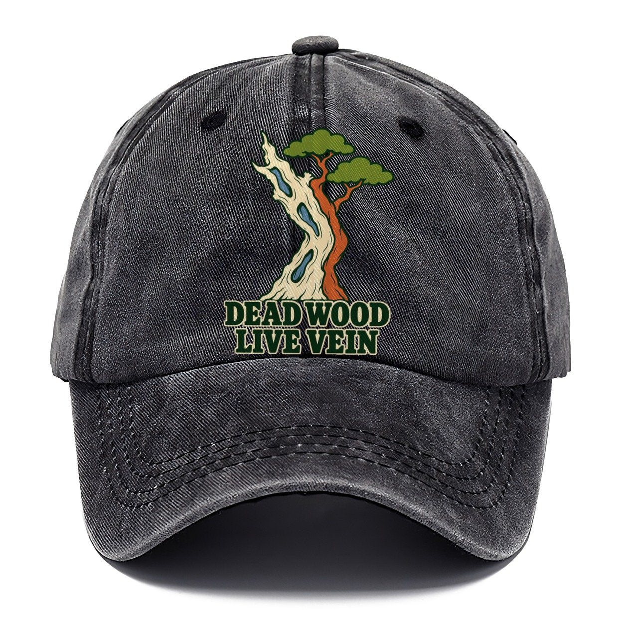 Dead Wood Live Vein Bonsai Classic Cap – Graphite