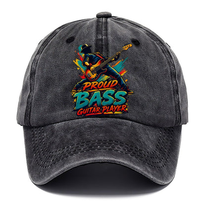 Proud Bass Guitar Player Music Instruments Classic Cap – Graphite