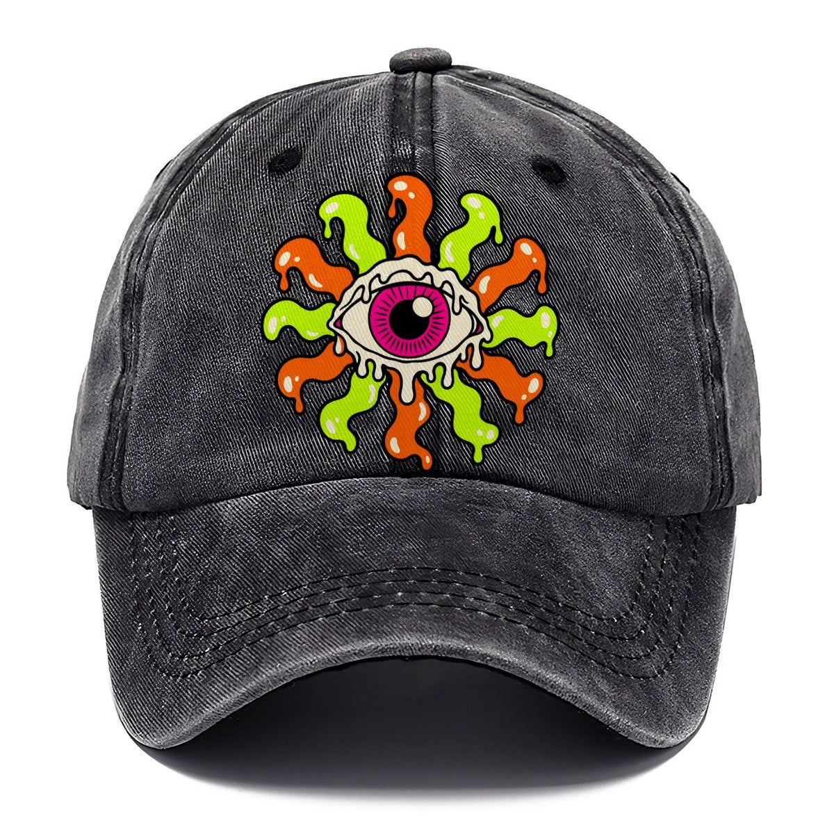 Melting Eye Sunburst Crazy Styles Classic Cap – Graphite