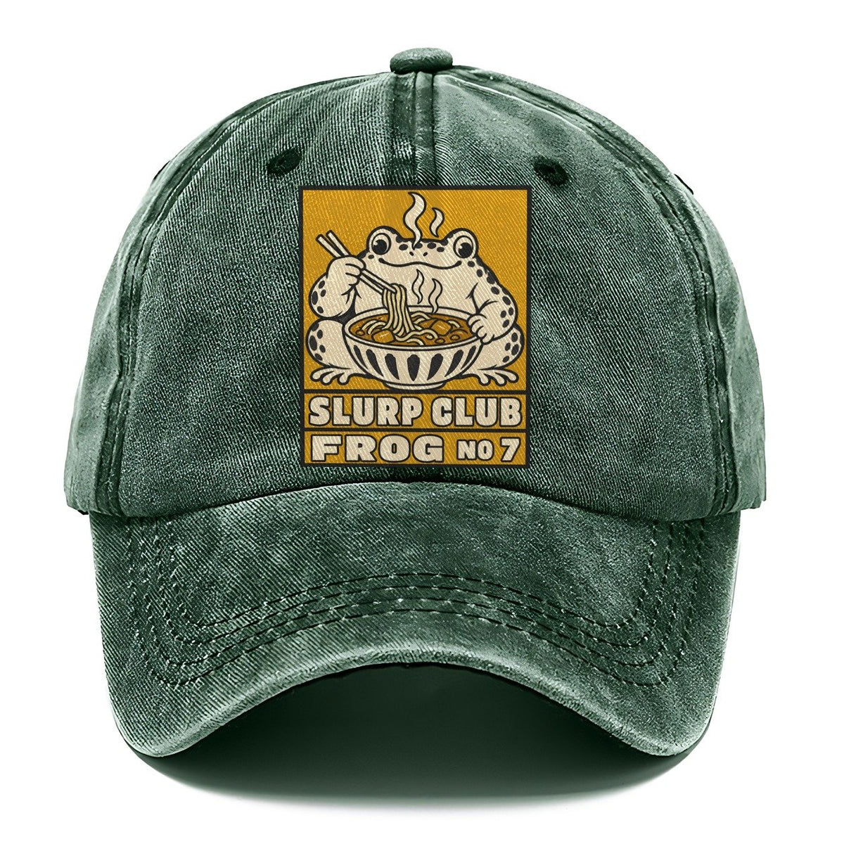 Frog Curry Slurp Club Classic Cap – Forest Mist