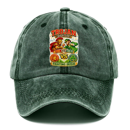 Trojan vs Fighting Irish Rivalry Classic Cap – Forest Mist