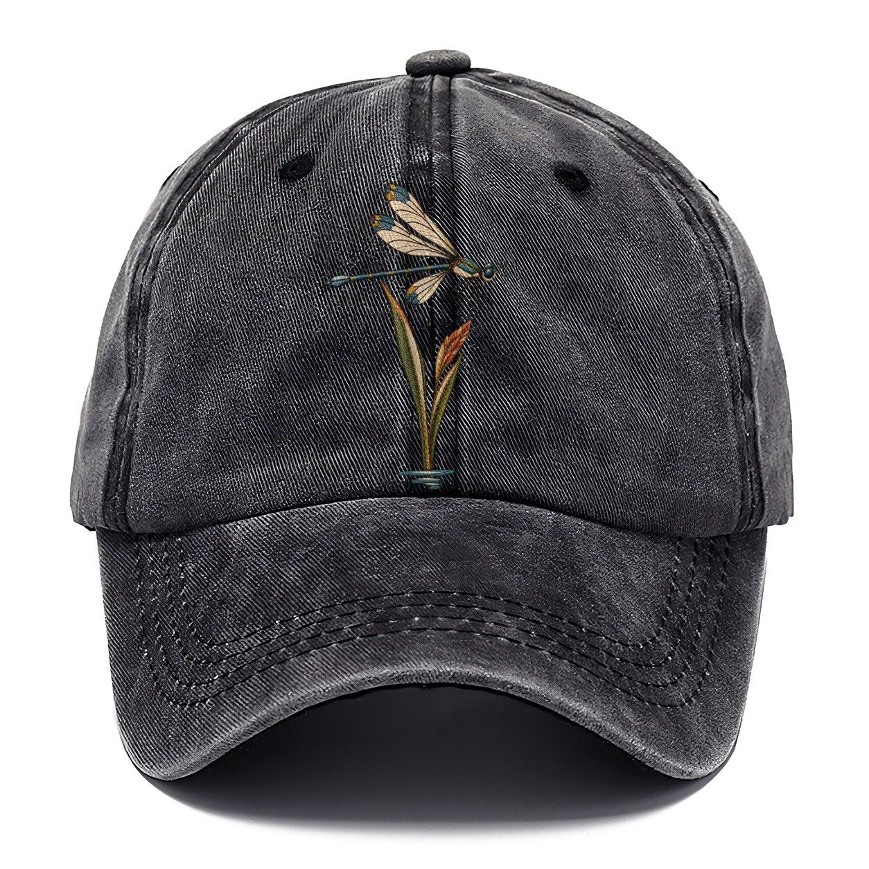 Damselfly Reed Reflection Gentle Wild Classic Cap – Graphite