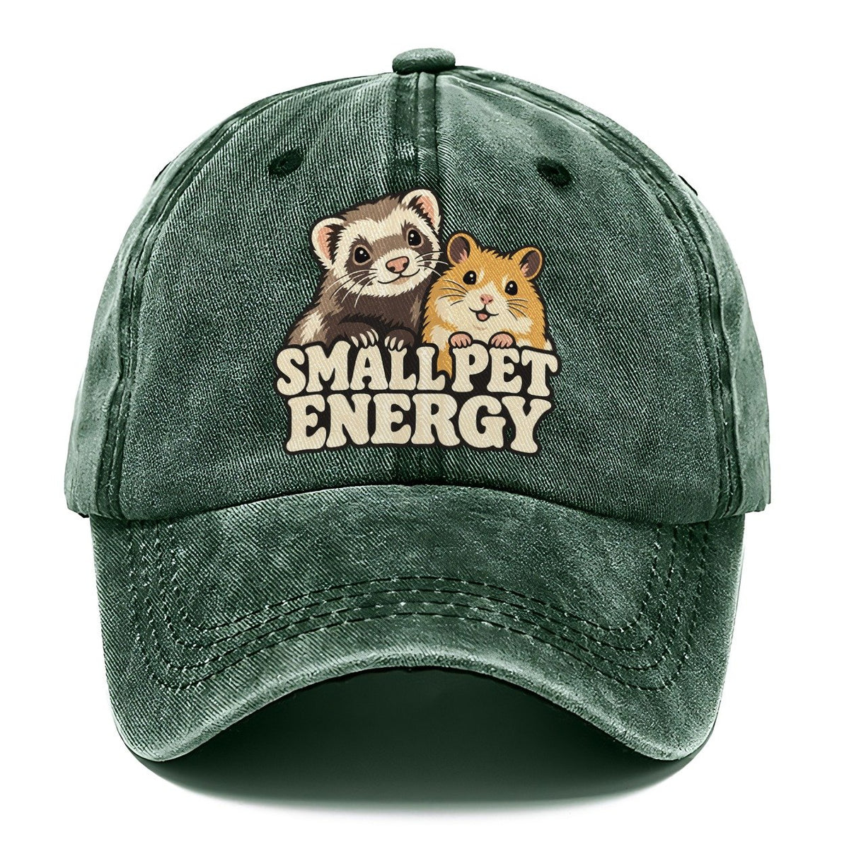 Small Pet Energy Small Pet Logos Classic Cap – Forest Mist