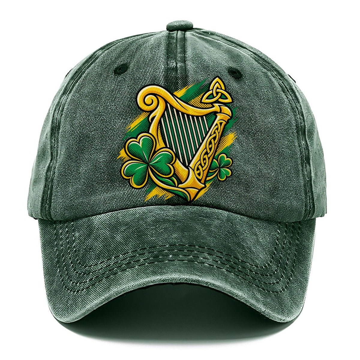 Ireland Pop Art Emblem Classic Cap – Forest Mist