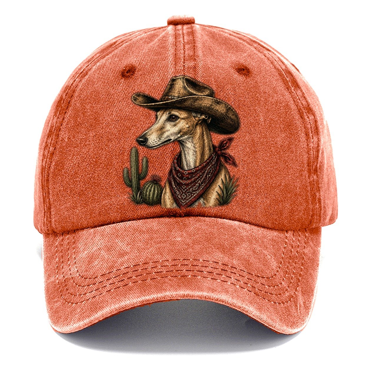 Western Fawn Whippet Classic Cap – Terracotta Clay