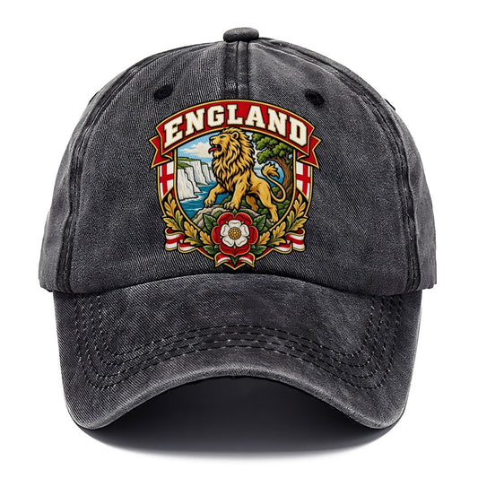 England Retro Badge Country Logos Classic Cap – Graphite