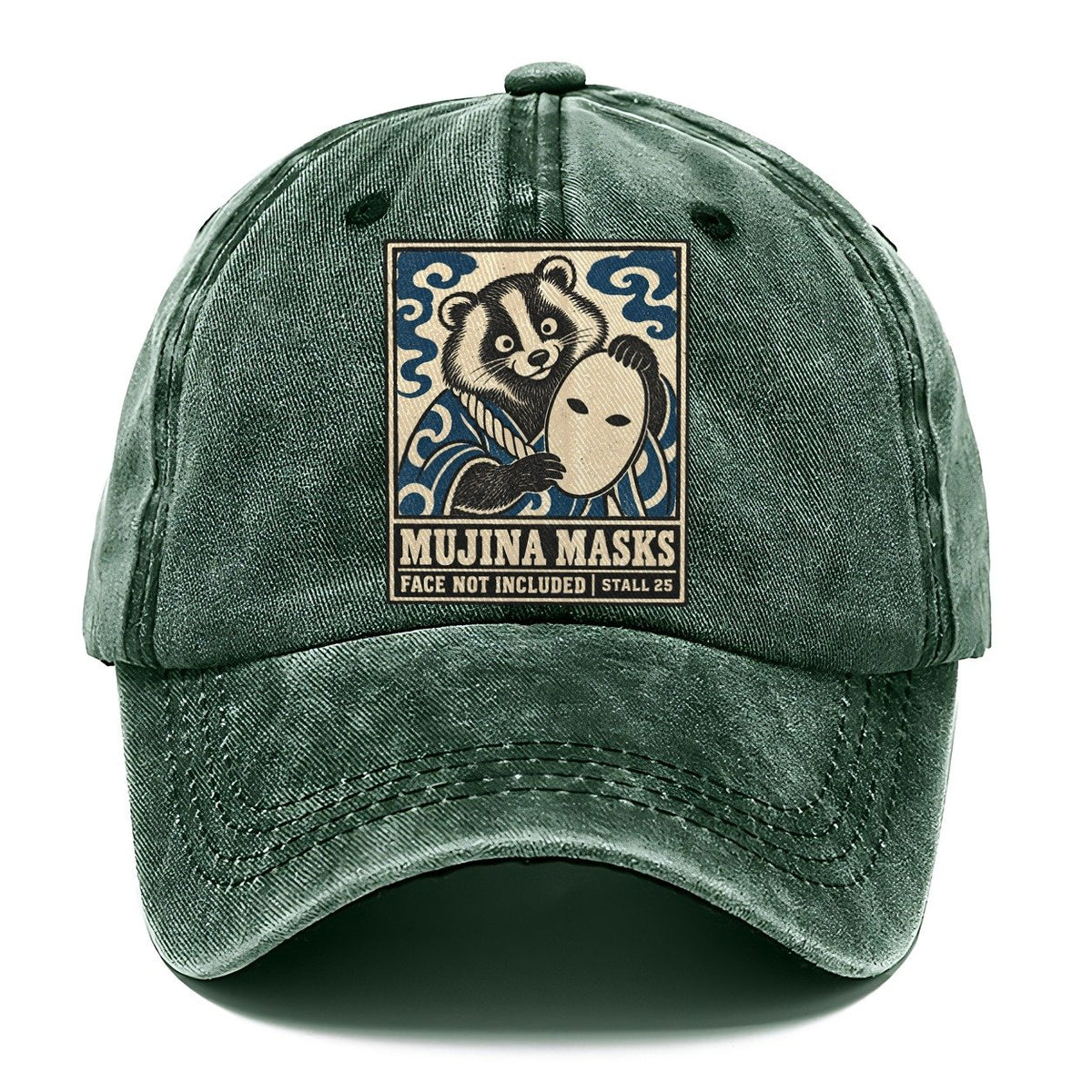 Mujina Masks Yokai Night Market Classic Cap – Forest Mist