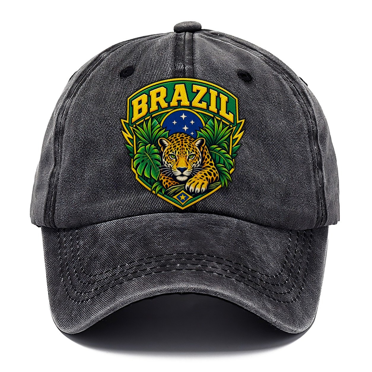 Brazil Retro Badge Country Logos Classic Cap – Graphite