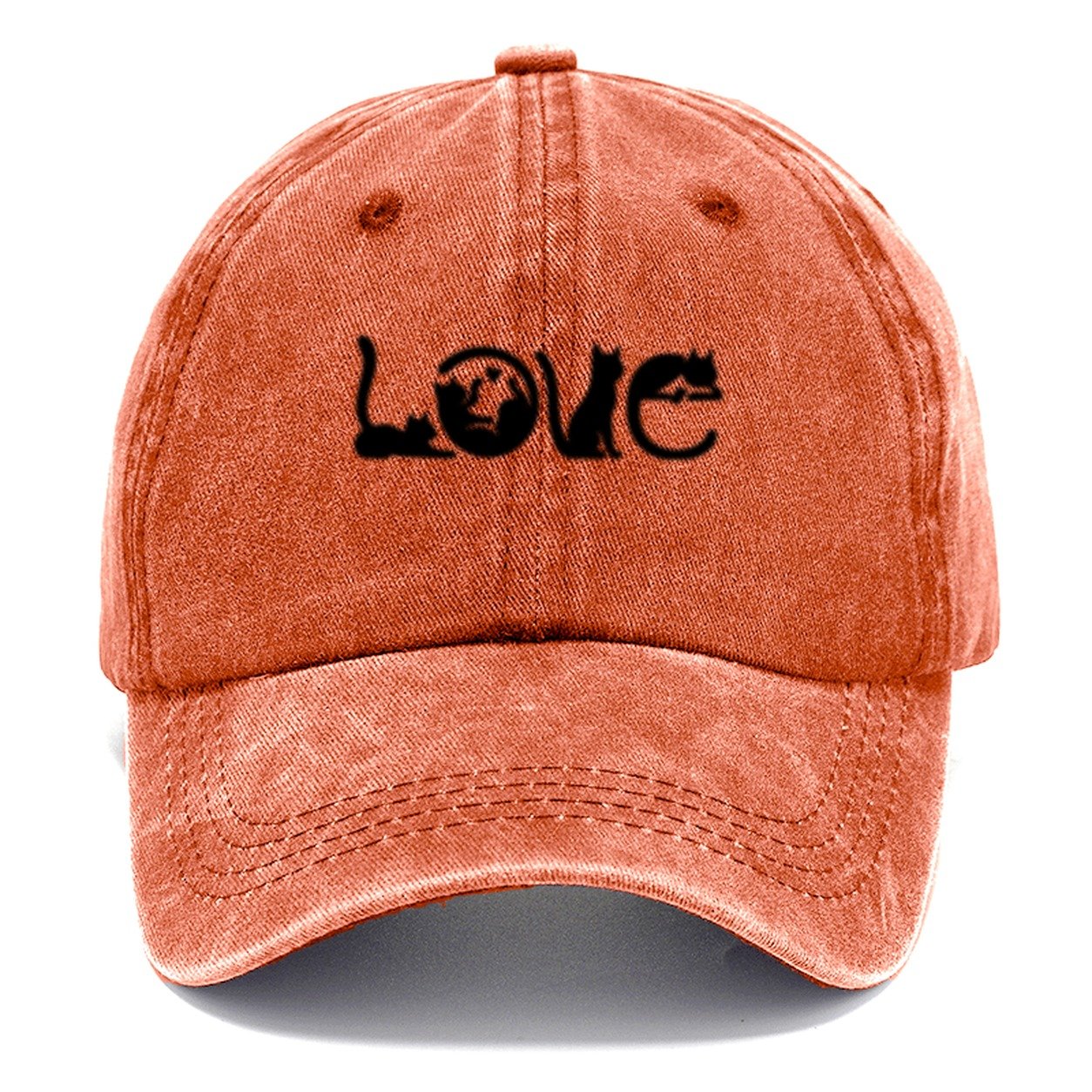 Black Cat Love Classic Cap – Terracotta Clay