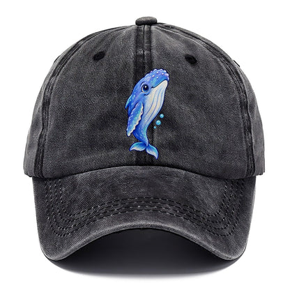 Humpback Whale Gentle Rise Sea Sprite Classic Cap – Graphite