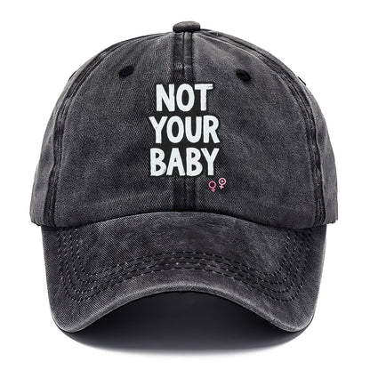 Not Your Baby Classic Cap – Graphite