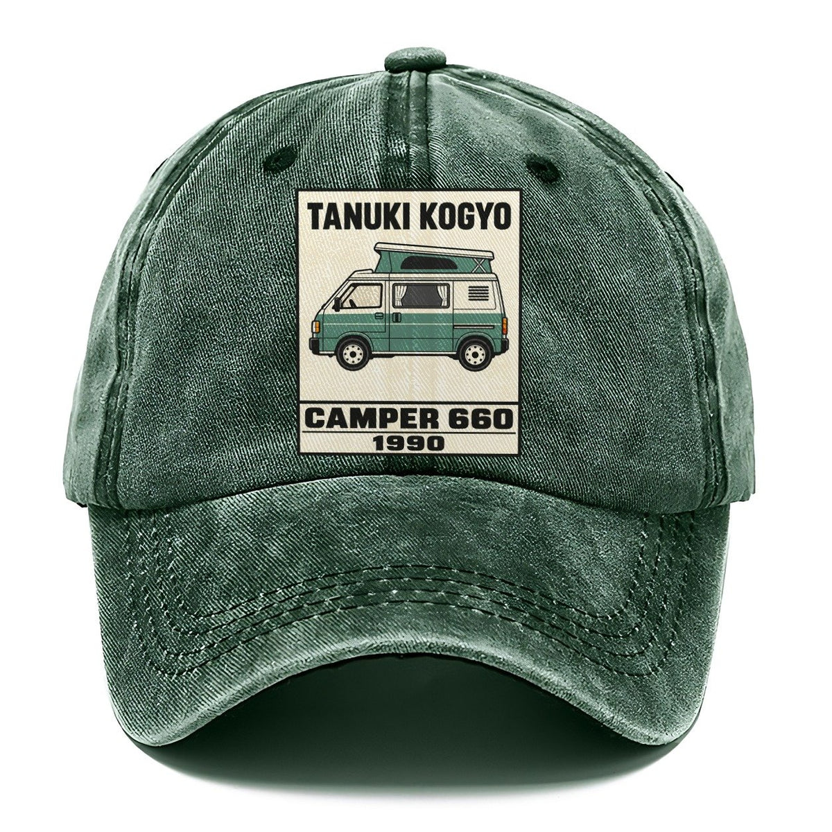 Tanuki Camper Showa Speed Plates Classic Cap – Forest Mist