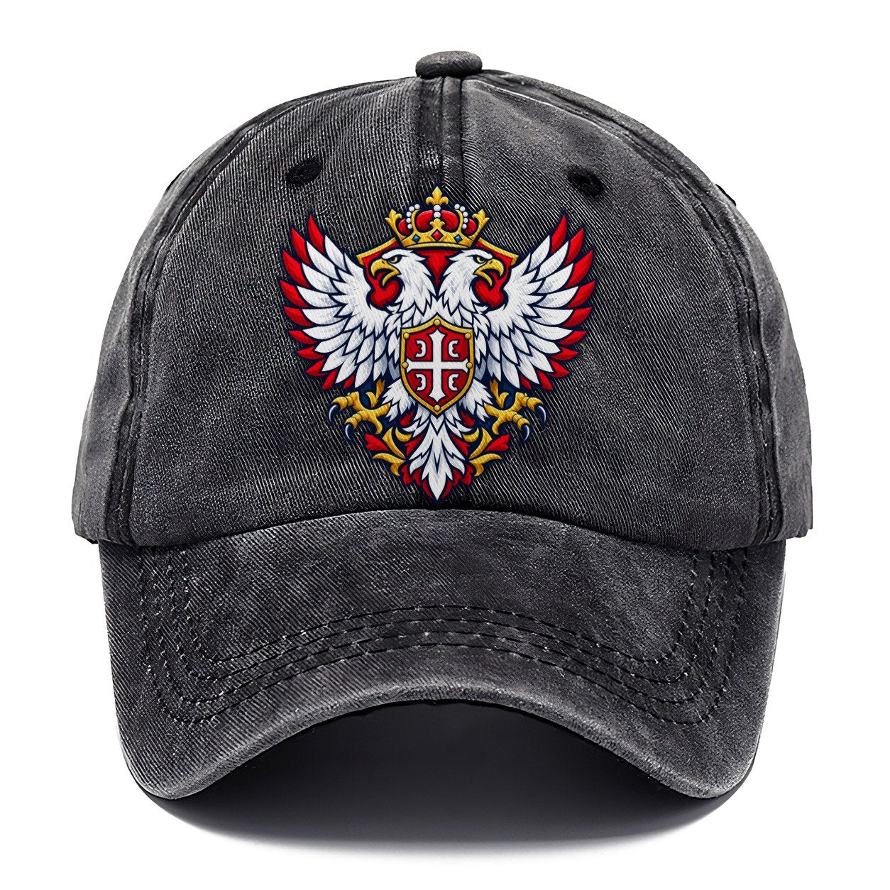 Serbia Minimal Emblem Country Logos Classic Cap – Graphite