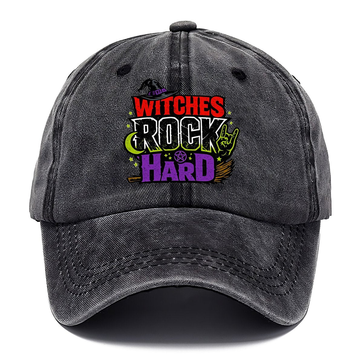 Witches Rock Hard Classic Cap – Graphite