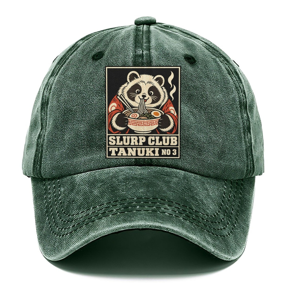 Tanuki Tonkotsu Slurp Club Classic Cap – Forest Mist