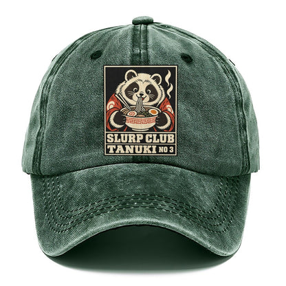 Tanuki Tonkotsu Slurp Club Classic Cap – Forest Mist